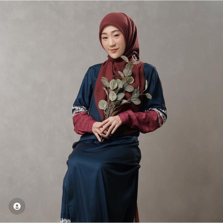 Zoya X Larissa Chou Pakaian Muslim Wanita Gamis Best Seller Yeisa Shibori Dress