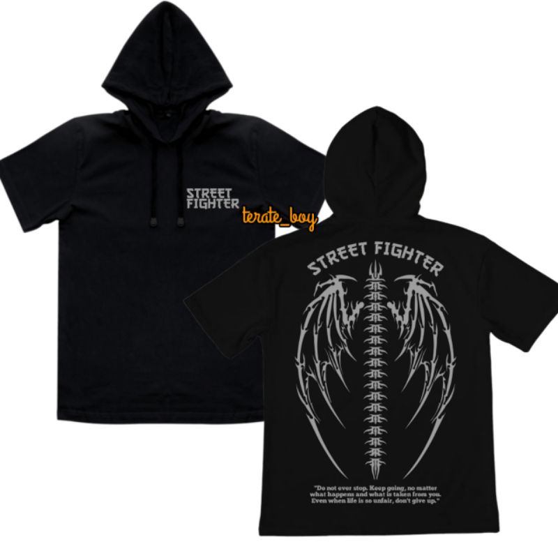 TS HOODIE DISTRO STREET FIGHTER (NETRAL)