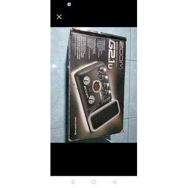 Efek gitar zoom G2 1U