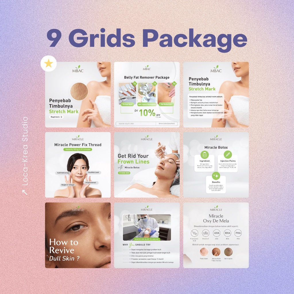 Design Feed Instagram (9 Grids)