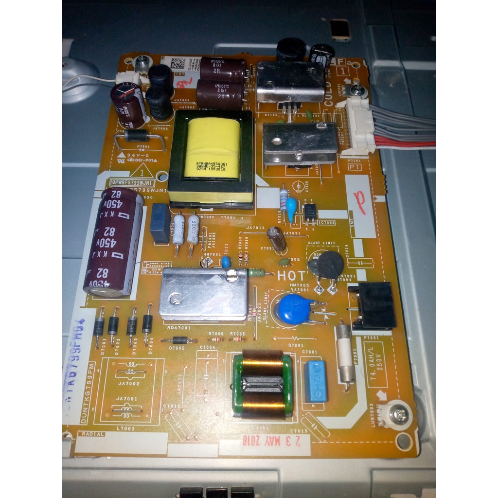 PSU POWER SUPLAY REGULATOR TV LED SHARP LC-32SA4102I LC-32SA4102 I LC32SA4102I LC32SA4102