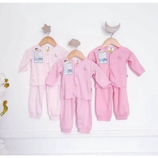 SETELAN BAJU BAYI - BABY HAI SET PANJANG / PENDEK NEW BORN PINK BIRU COKLAT HIJAU