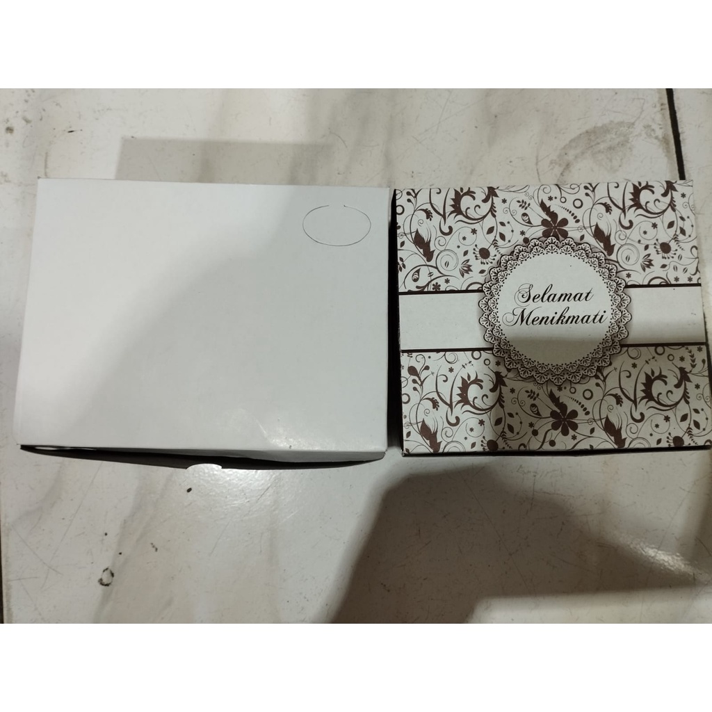 Isi 10PCS - Dus Snack GS uk 12x14 & uk 12x16 - Dus snack motif BATIK & Polos