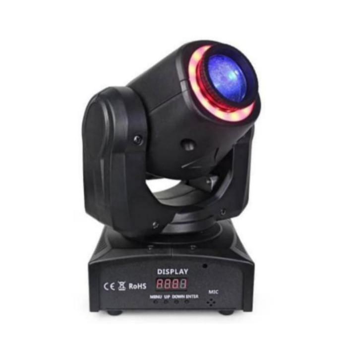Beam Mini Moving Head Redsun Original 8 Gobo 30 Watt