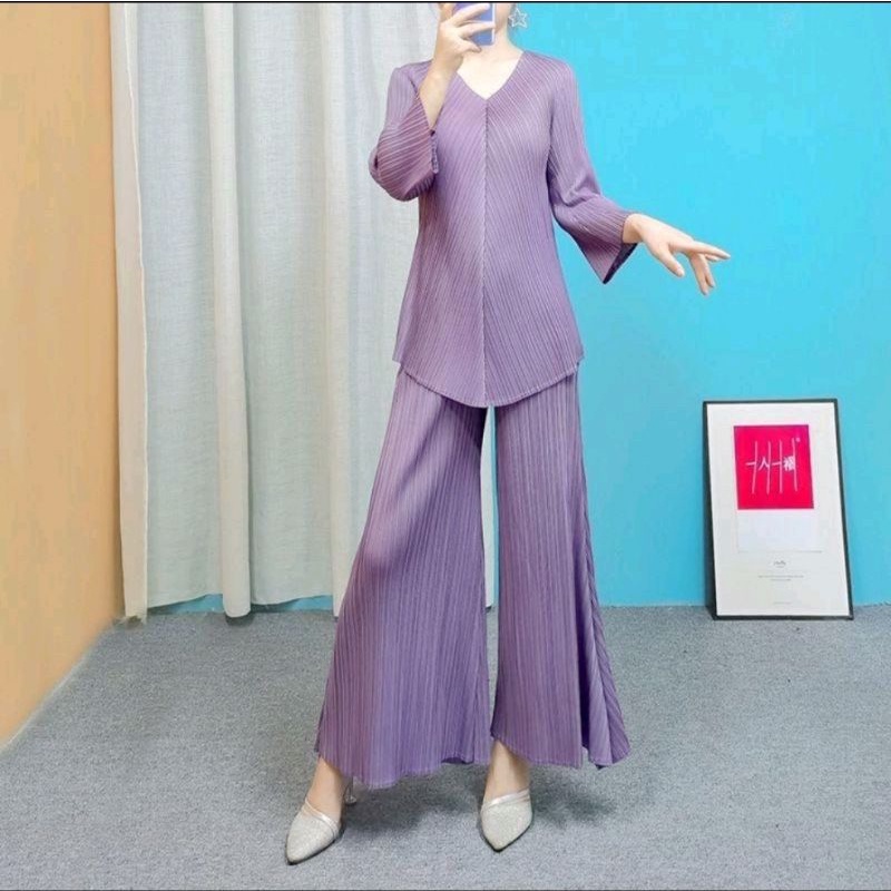 Set Pleats Premium Import  Jumbo Cantiq