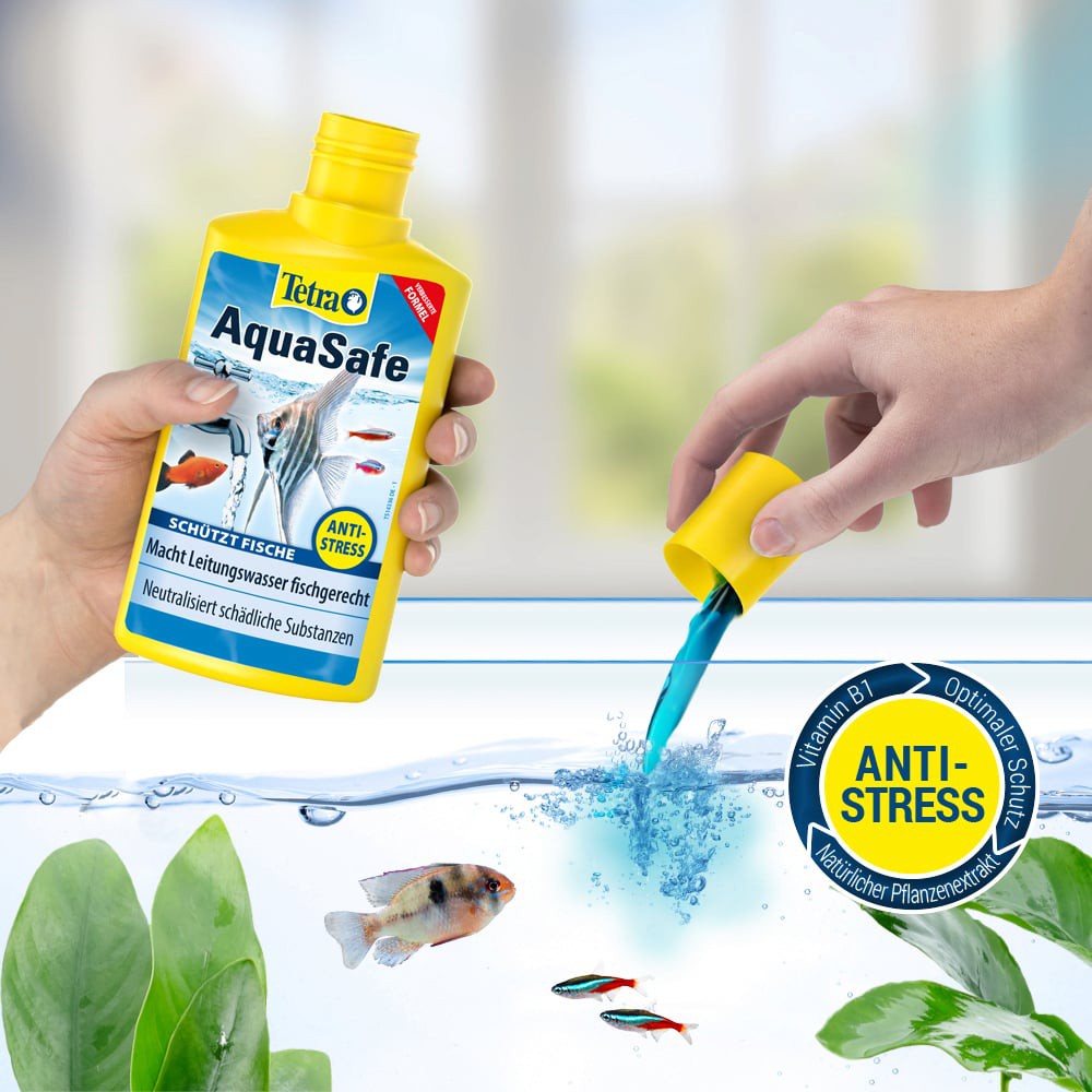 Tetra AquaSafe 250ml Obat Penetral Air Ikan Dan Anti Stress Water Stabilizer Tetra Aqua Safe 250 ml