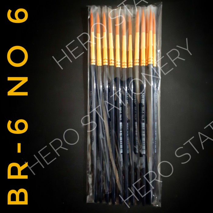 

Lucu Kuas Lukis Joyko No.6 Br-6 Set 12 Pcs Terlaris