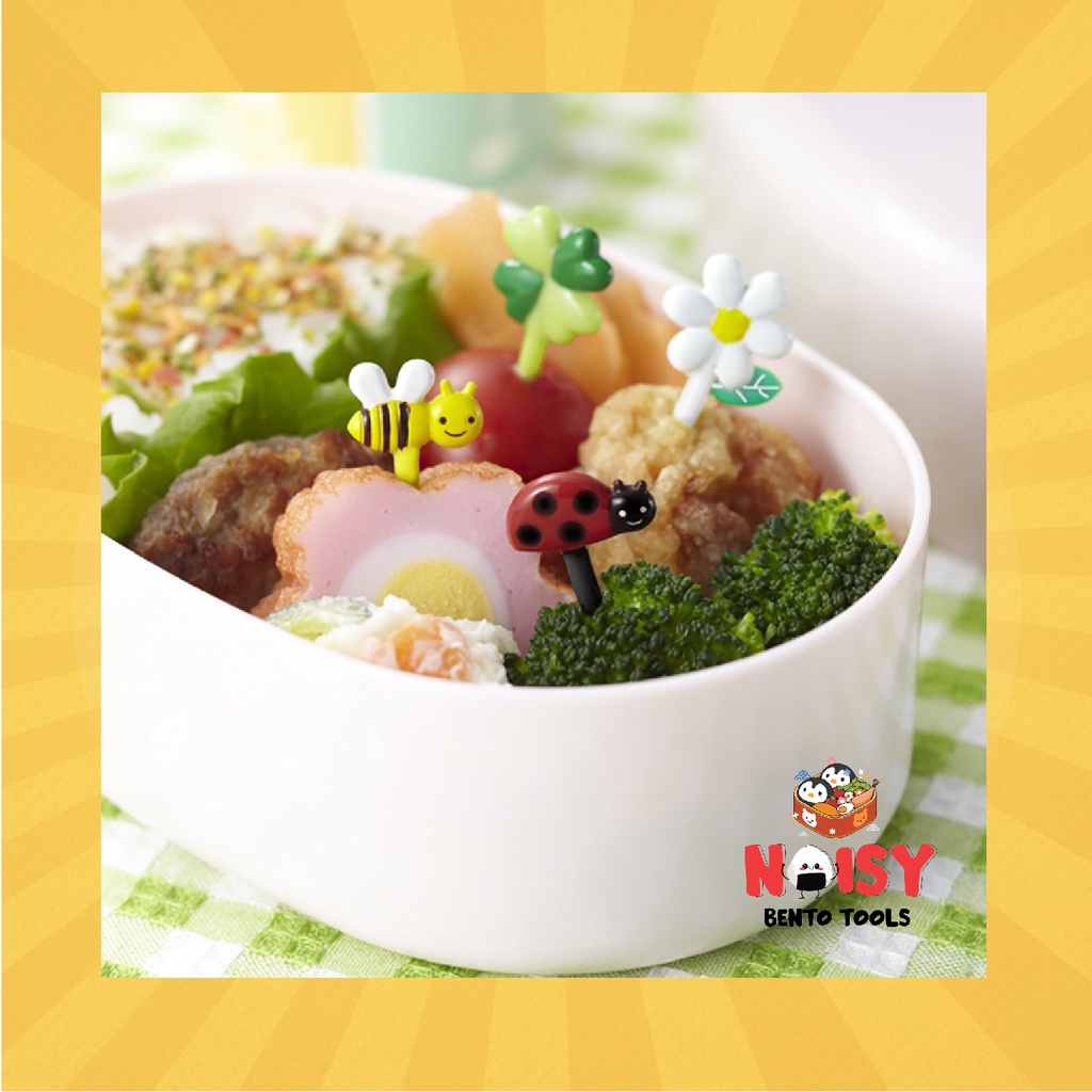 HONEY &amp; FLOWER PICK | FOOD PICK TUSUKAN BENTO LEBAH &amp; BUNGA