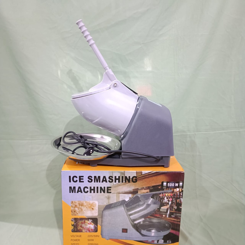 Ice Crusher Alat Mesin Serut Es / Mesin Es Serut Kepal Milo -SILVER