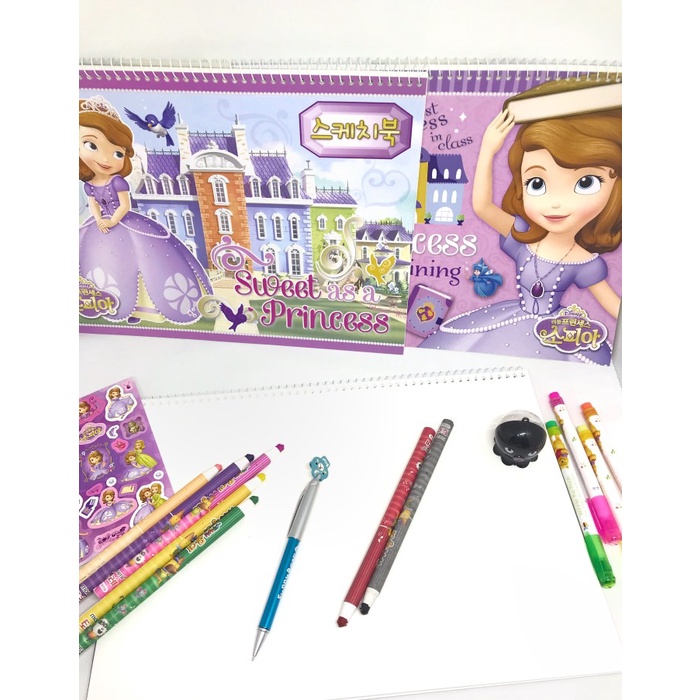

Mantap Buku Gambar Tebal Sketchbook Sofia Disney + Stiker Berkualitas