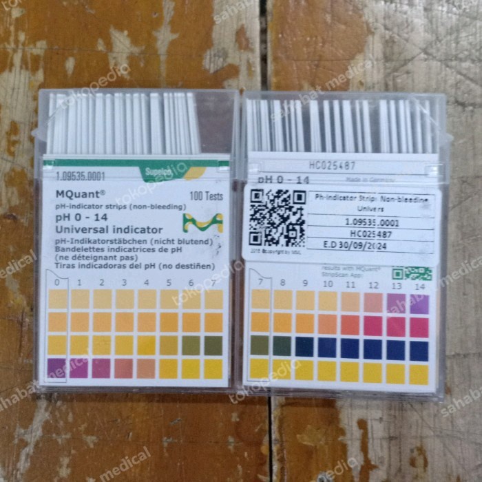 Kertas ph Merck Universal PH 0-14 / Lakmus / Merck / pH Paper merck