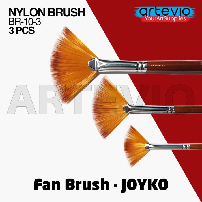 

Hemat Brush / Kuas Cat Air / Cat Minyak / Lukis / Acrylic Joyko Br-10-3 Promo