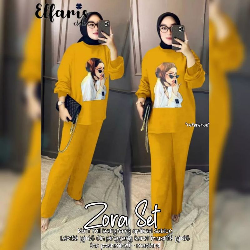 ZORA/AZURA SETELAN BAJU WANITA