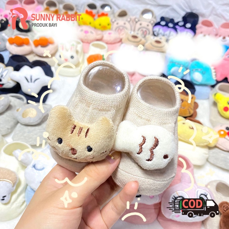 Kaos kaki bayi/Kaos kaki anak/Kaos kaki bayi anti slip/Kaos Kaki Bayi Korea/Kaus kaki kartun anak-anak  (B114-115)