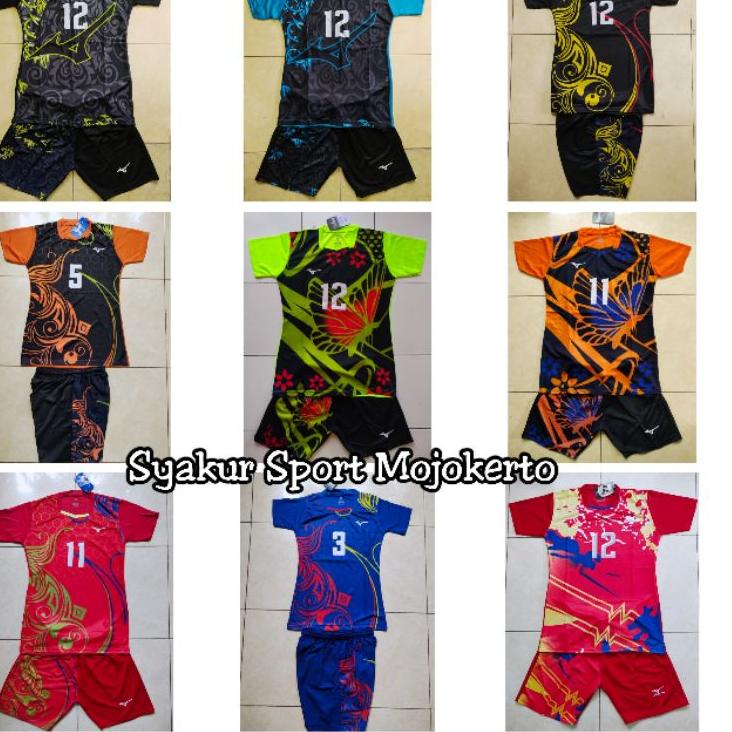 Pusat Original Baju Voli Printing Cewek Murah