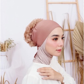 INNER TURKI KONDE BRUKAT NINJA TALI/ CIPUT TURKEY CEPOL KAOS BASIC/ DALEMAN HIJAB / INNER TURKI/INNER TURKI CEPOL