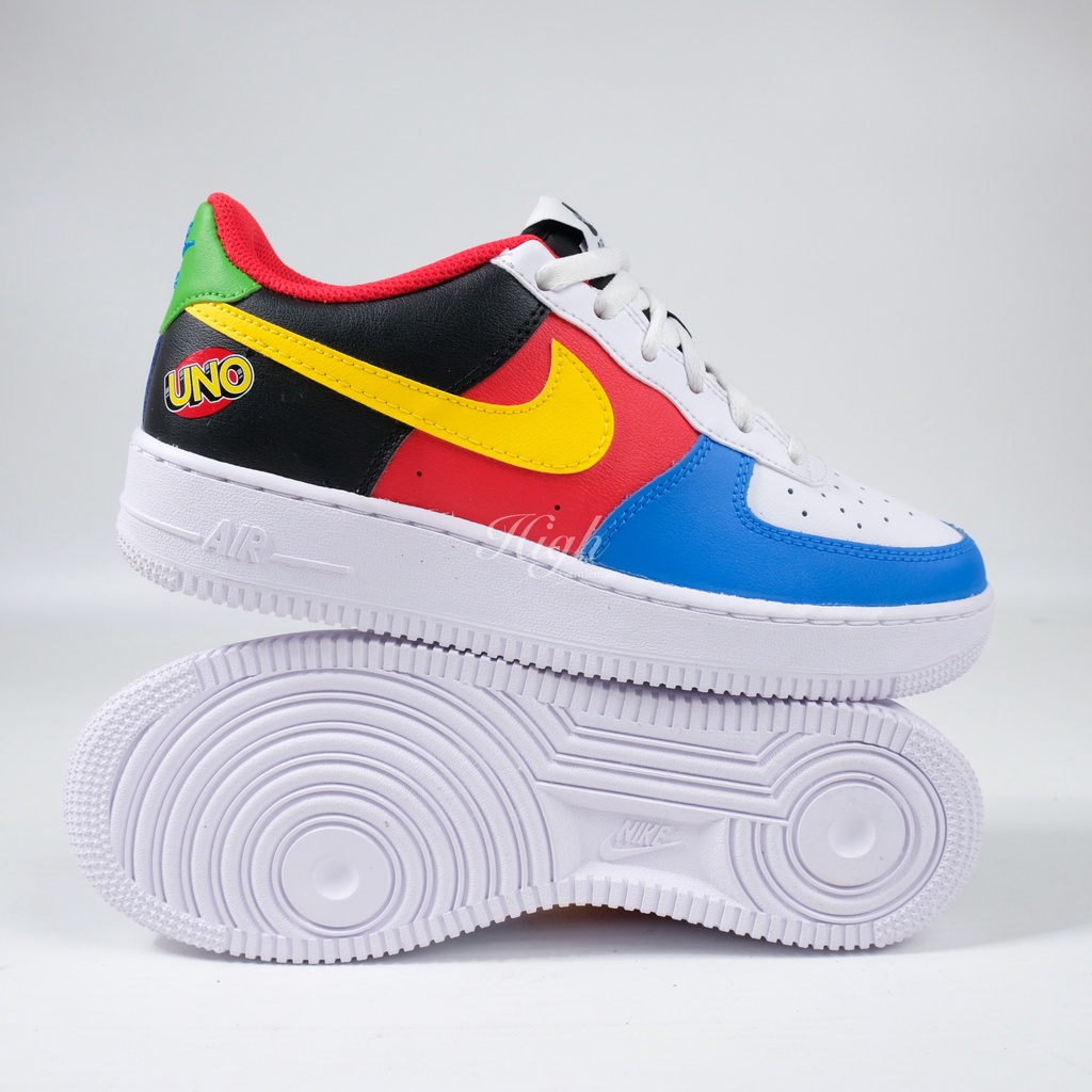 Nike Air Force 1 Low QS Uno (GS) DO6634-100 100% Authentic