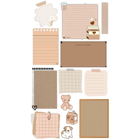 

stiker scrapbook stiker vintage sticker memo sticker jurnalis