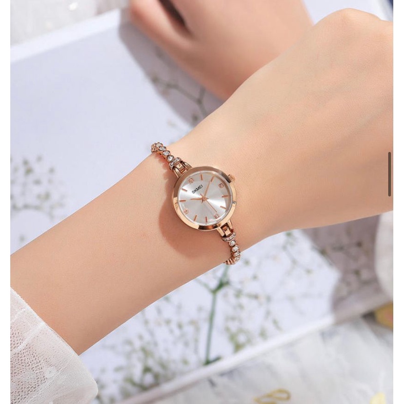 NEW SKMEI 1854 Original Jam Tangan Wanita Skmei 1854 Analog Rantai Fashion Casual Tahan Air Skmei 1854 Original