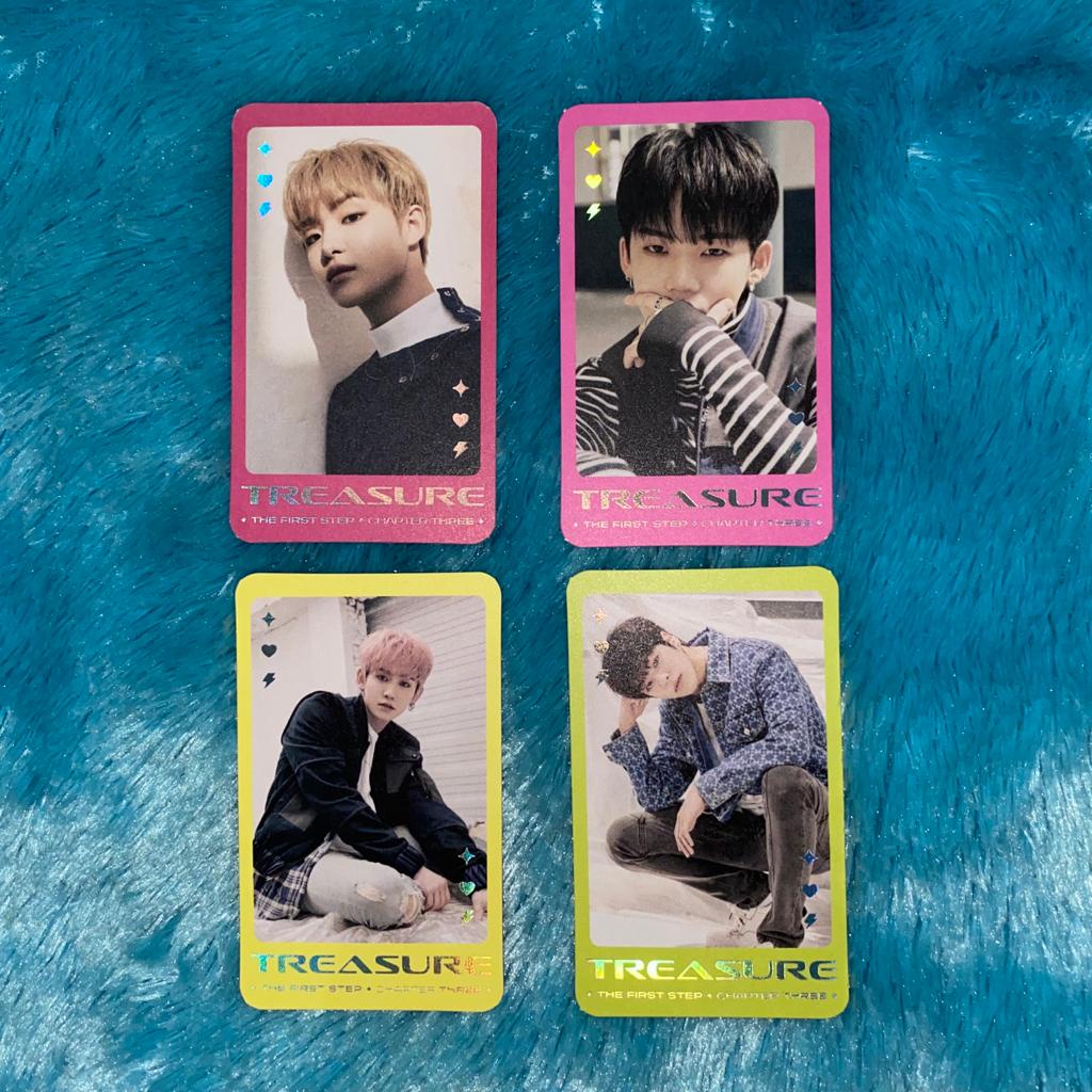 PHOTOCARD TREASURE BENEFIT YGS CHAPTER THREE HYUNSUK JIHOON MASHIHO JAEHYUK OFFICIAL