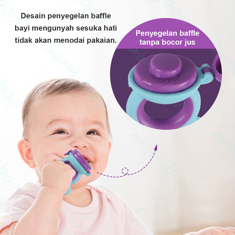 SweetyBayi Dot buah bayi mpasi Empeng buah bayi Baby fruit feeder silicon