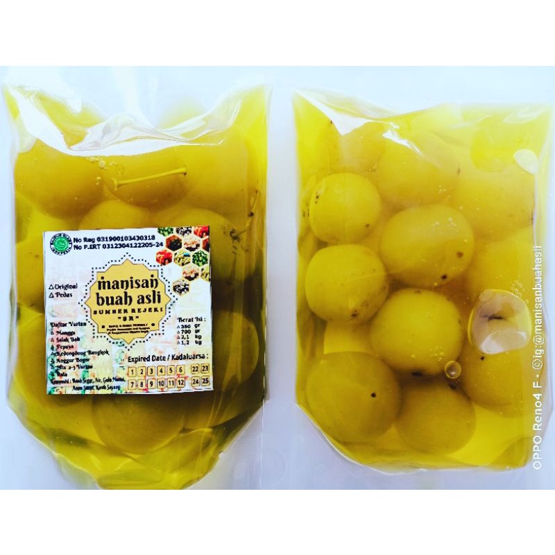 

Manisan Buah Anggur Bogor Kemasan 250 Gram TIDAK PEDAS