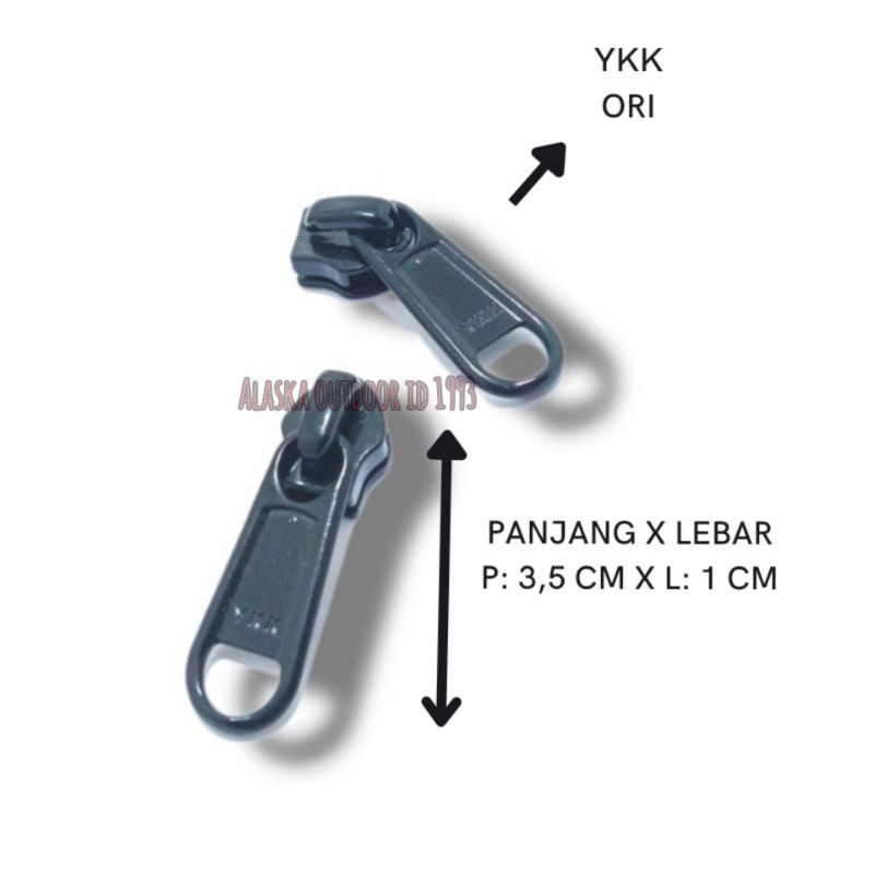 YKK RESLETING ZIPPER KEPALA RESLETING