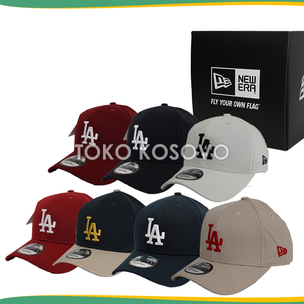 Topi Grade ORIGINAL Baseball Hat LA Dodgers, Los Angeles, Topi Bisbol MLB NBA Cap Cream Krem Khaki Biru Dongker Navy, Pria Dewasa Ori Distro NYC, YN, NY New York Yankees Murah Premium Import 100% Anak Laki Laki Wanita Unisex Bordir Polos