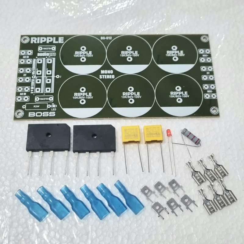 PCB PSU 6 Elco Plus Komponen