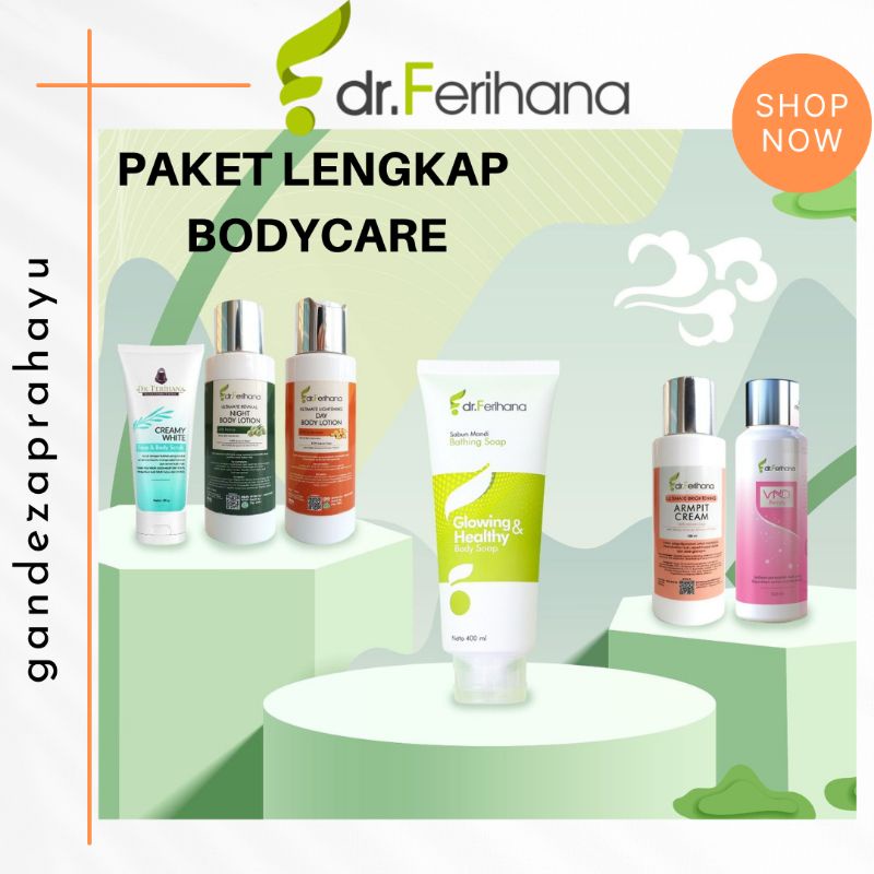 dr.Ferihana - Paket Pemutih Badan dan Anti Aging Galactomyces Bodycare