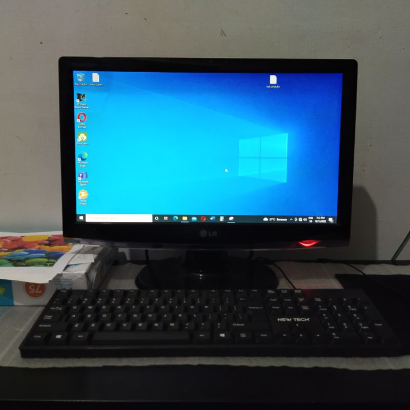 LCD Monitor PC LG FLATRON 19 inch W1953SE pemakaian pribadi