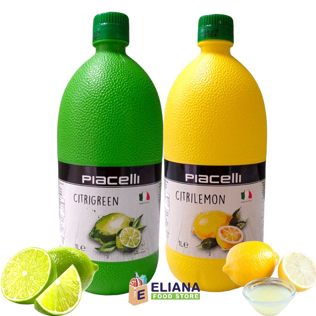 

PIACELLI LEMON JUICE CONCENTRATE 1 LT / PIACELLI LIME JUICE CONCENTRATE 1 LT