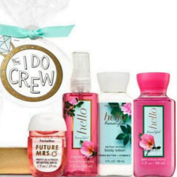 Baru Laris BATH &amp; BODY WORKS BBW IED HAMPERS LEBARAN BIRTHDAY GIFT SET TRAVELSIZE PAKET HEMAT