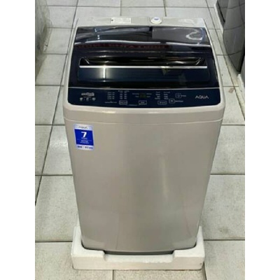 Mesin Cuci 1 Tabung AQUA QW 77 DH 7.5 KG Hijab Series HITAM otomatis