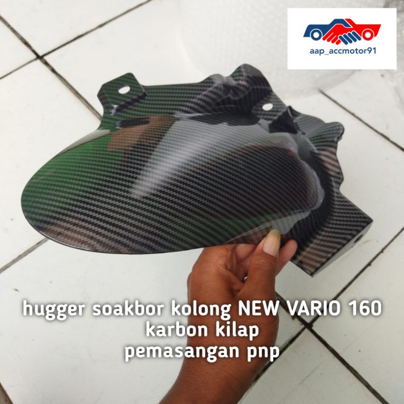 hugger spakbor kolong pnp NEW VARIO 160 karbon