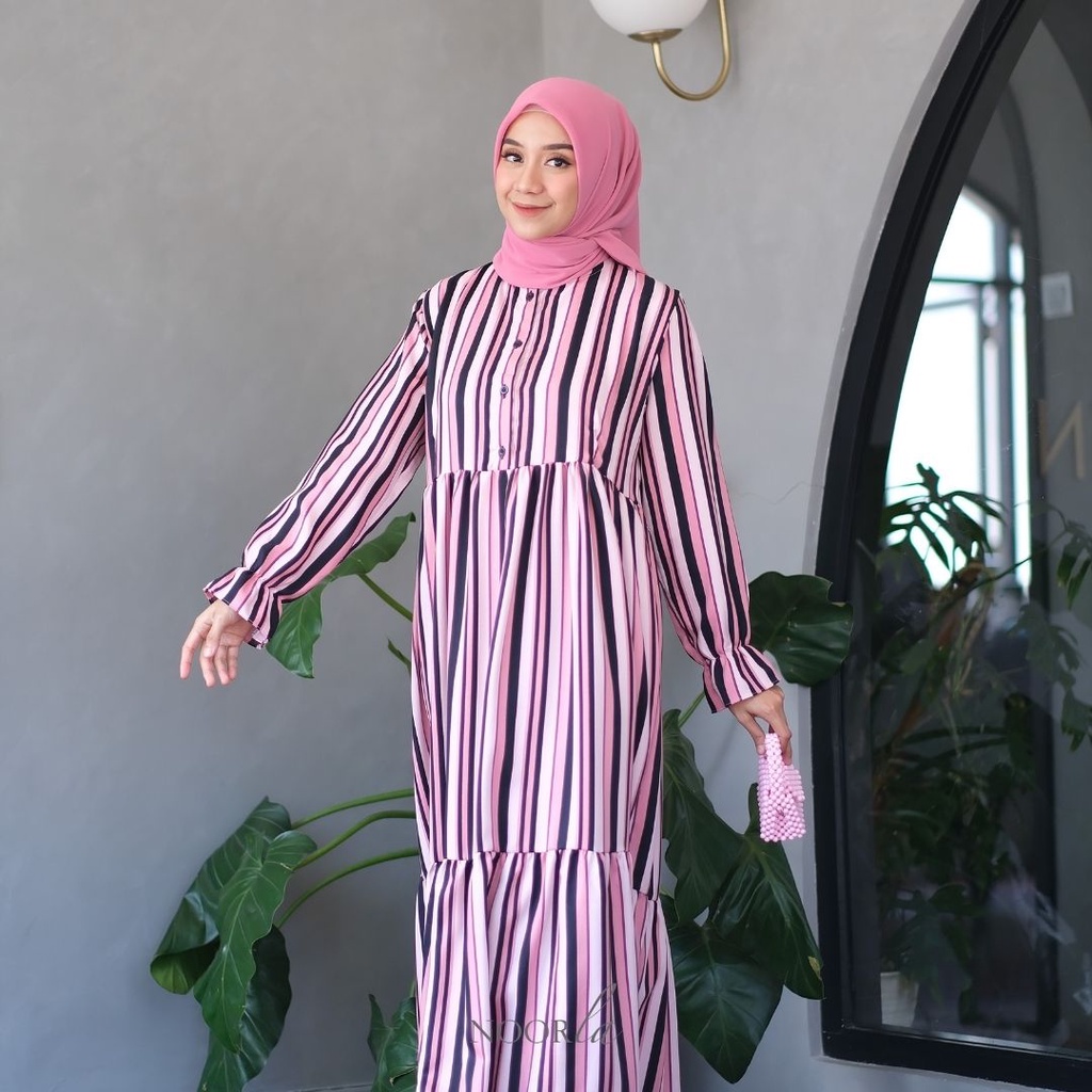 NOORLA - CALLA GAMIS SATU SET HIJAB / MAXI DRESS FASHION ONE SET