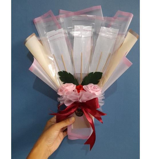 

Instan Buket/ Buket murah/ buket uang/ buket kosong 10 slot/ buket ungu maroon pink dusty