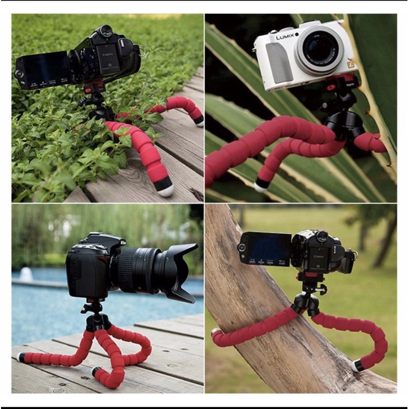 Mini Tripod Octopus For Kamera Smartphon Handphone Tiktok