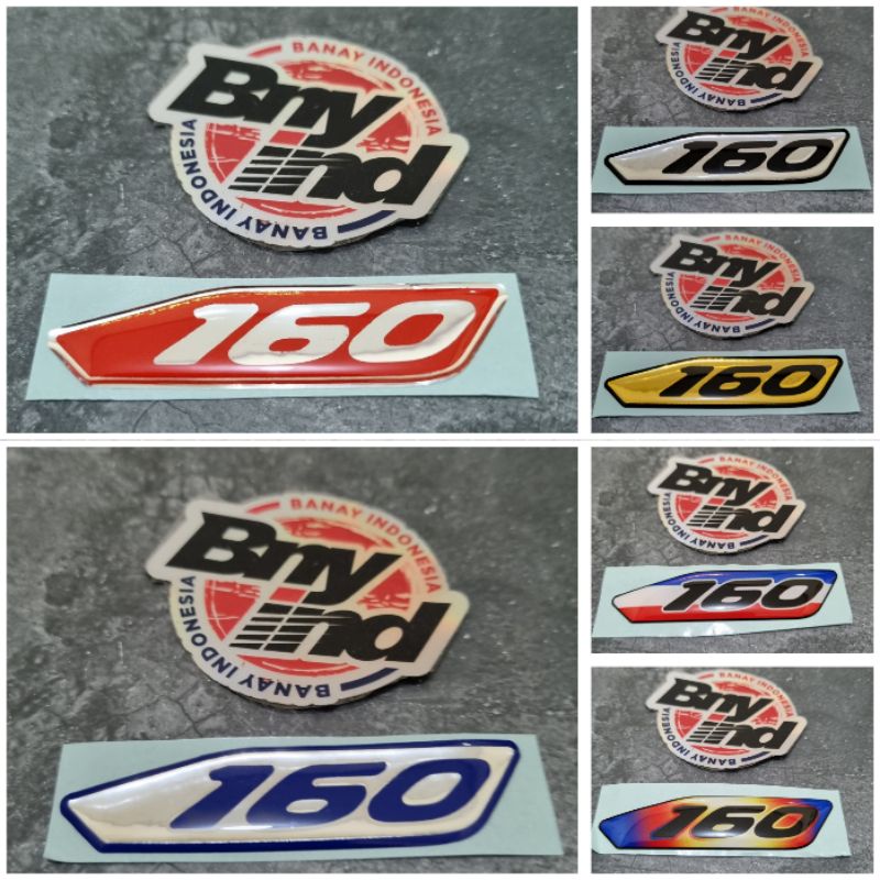 STICKER STIKER EMBLEM 160 TIMBUL 3D