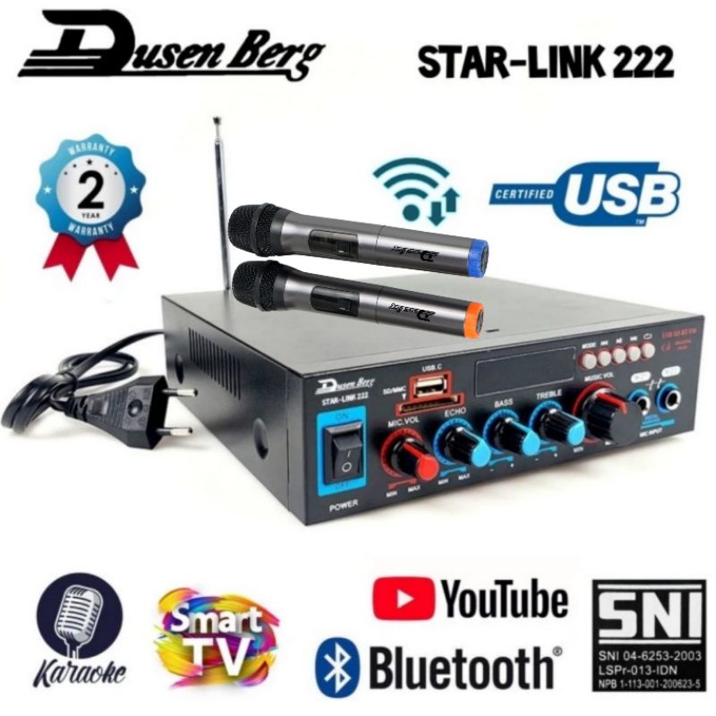 KARAOKE SET DUSENBERG 10 INCH PLUS TV 32 INCH SMART TV YOUTUBE PROMO....!!!