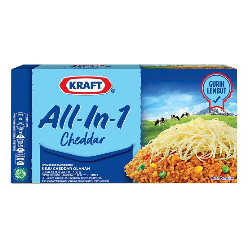 

KRAFT Keju All In 1 Box 160g ACCJKT