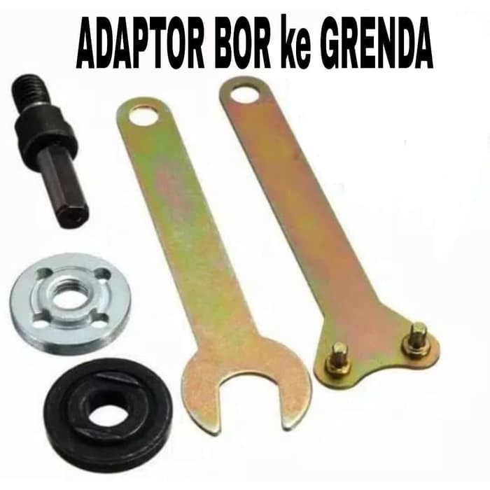 PROMO UNTUK KAMU !! Adaptor Bor Arbor untuk Mata Gerinda Konektor Ke Gerinda Adapter / Adaptor / Converter / Konverter Mesin Bor Ke Mesin Gerinda ADAPTOR BOR KE GERINDA / CONVERTER BOR JADI GERINDA / ADAPTOR