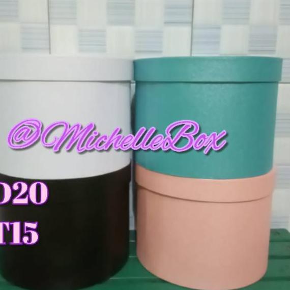 

Hot Gift Box Bulat/Bloom Box Flower/Round Flower Box/Box Bunga Bulat/Box Bulat Bunga ✔