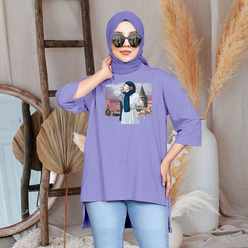 FC- TUNIK BASIC OVERSIZE WANITA HIJAB'S VARIASI 070 DTF