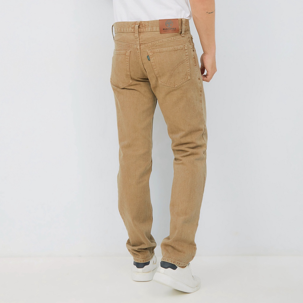 Pluviophile - Jeans Denim Basic reguler - Khaki