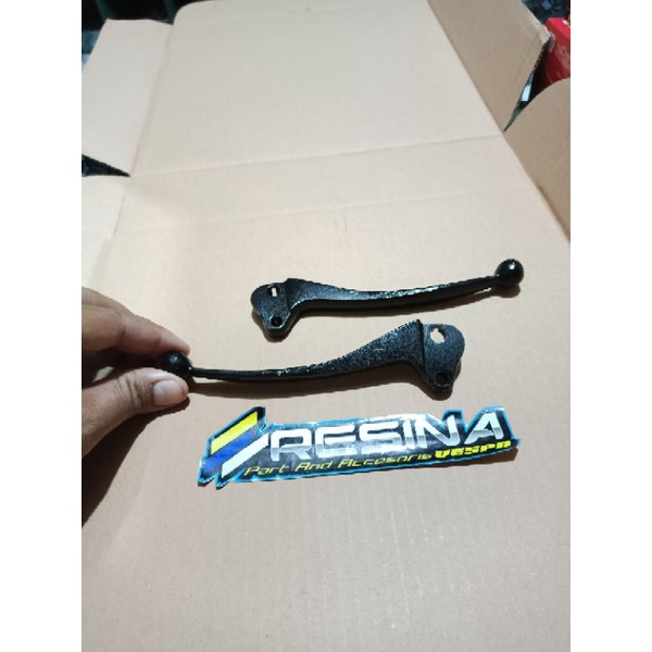 handle vespa super sprint px ps excel hitam satu set