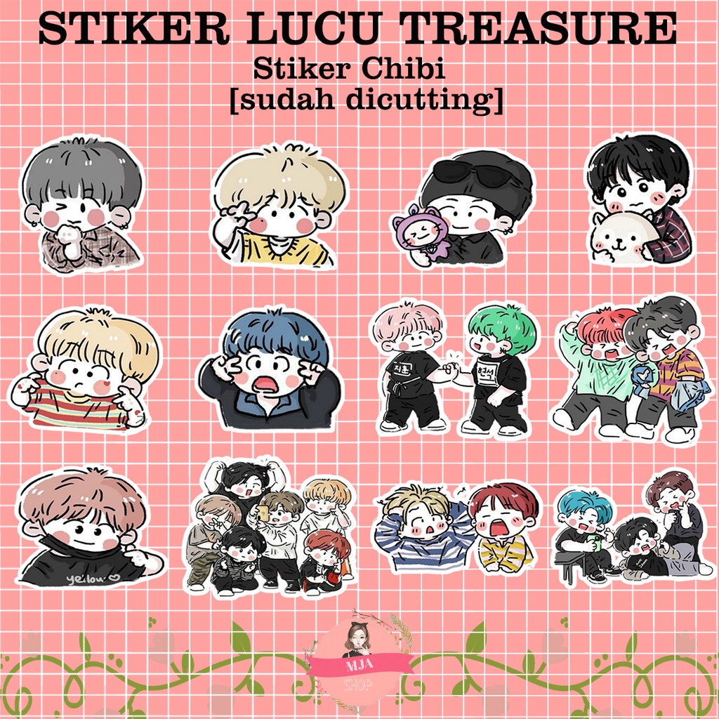 

MINI STIKER TREASURE | STIKER KPOP TREASURE | STIKER TREASURE | STIKER CUTE KPOP | STIKER CHIBI | STIKER CUTTING