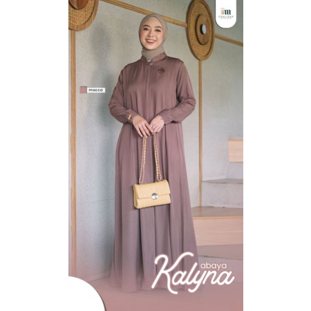 KALYNA BY SHALIHAHMUSLIMAH/Abaya/Gamis ori/Gamis branded/Gamis syar'i/Gamis modern/Open distributor/