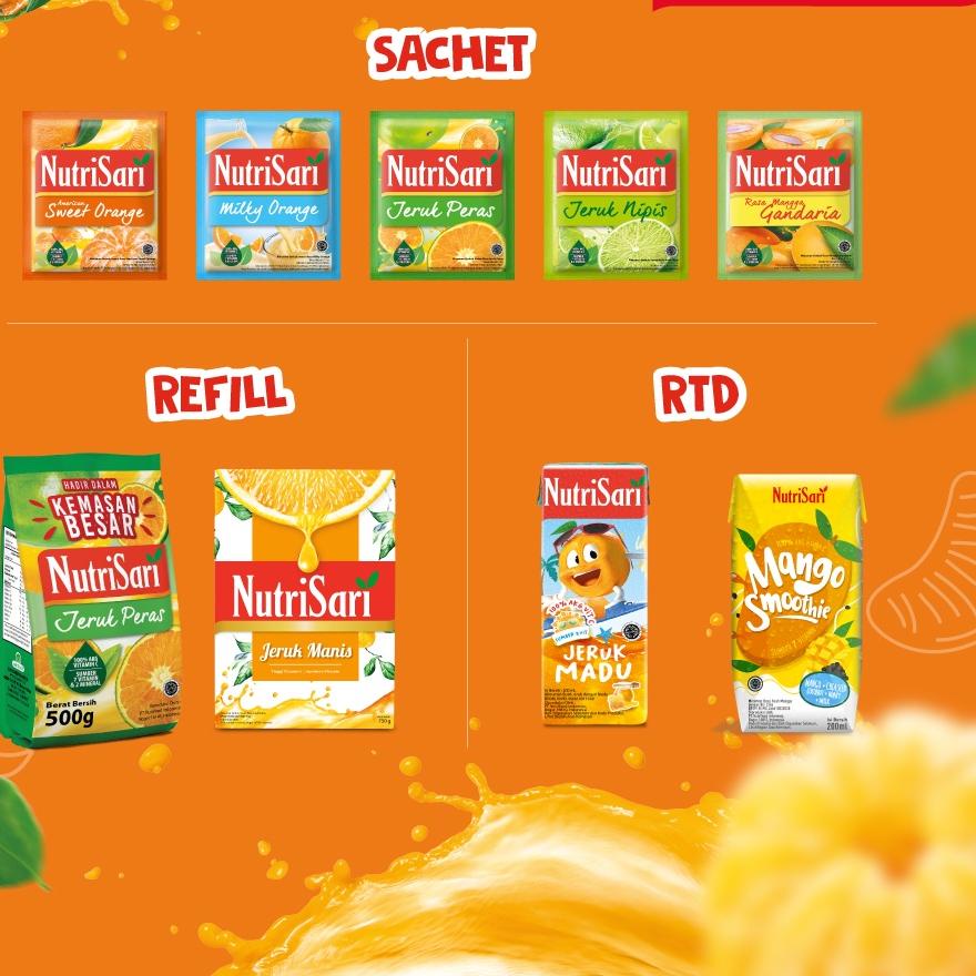 

10.10 SALE NutriSari Milky Orange 40 sachet - Minuman Buah Vitamin C & Vitamin D gas !!