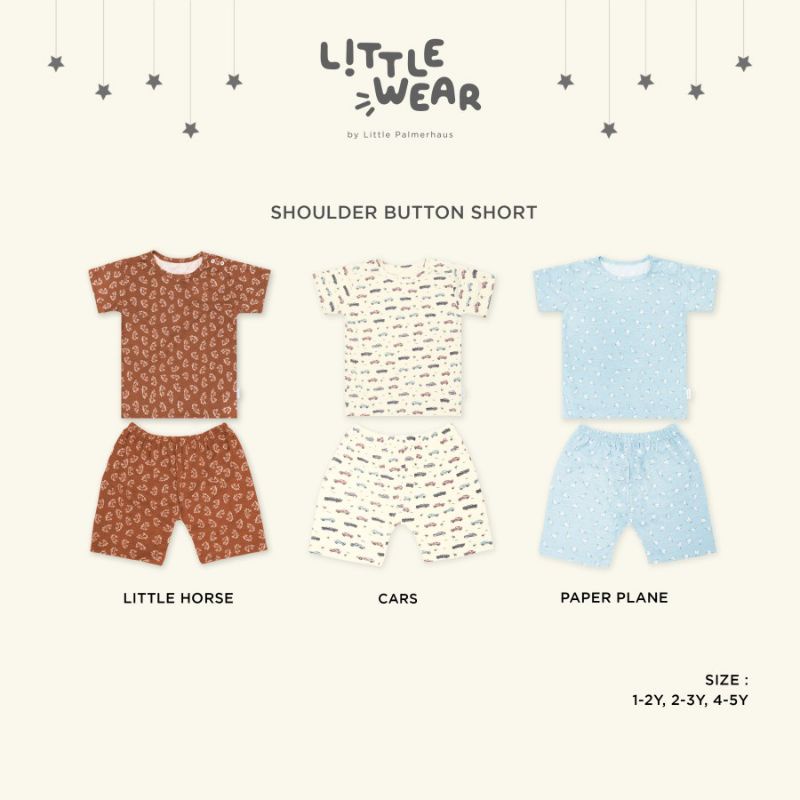 Little Wear Button Shoulder Shortsleeve Little Palmerhaus